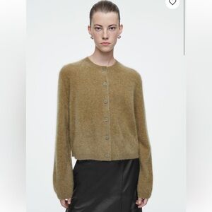 COS pure brushed cashmere cardigan NWT